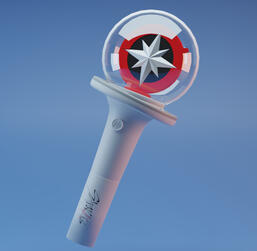 Why is the stray kids lightstick a compass? The broken compass is a recurring symbol for the group. It is a representation of Stray Kids being their own guide to follow the path towards their dreams, as explained in the song "Mixtape#4". As the group's lig